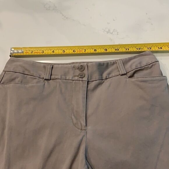 LOFT Curvy straight leg grey Trousers FREE w/Bundle Purchase - Picture 9 of 10